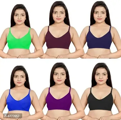 Women non padded bra pack of 6