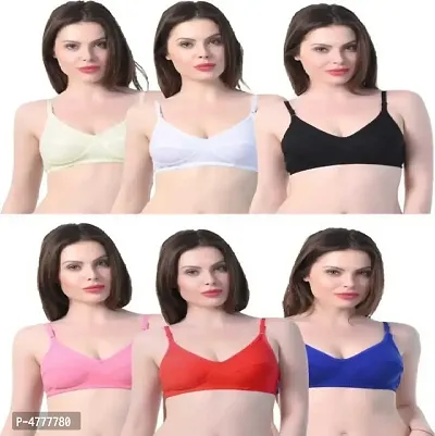 Women non padded bra pack of 6