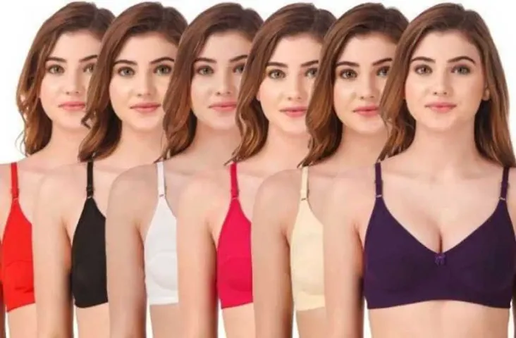 Non Padded Bra Pack of 6