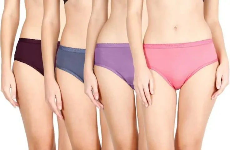 Women trendy panties pack of 4