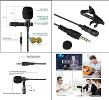 Professional Collar Mic for YouTube Grade Lavalier Microphone Omnidirectional with Easy Clip On System shy; Perfect for Recording Voice/Interview/Video Conference/Podcast/i-Phone/Android-thumb1