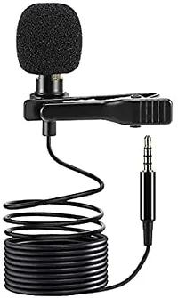 Professional Collar Mic for YouTube Grade Lavalier Microphone Omnidirectional with Easy Clip On System shy; Perfect for Recording Voice/Interview/Video Conference/Podcast/i-Phone/Android-thumb2