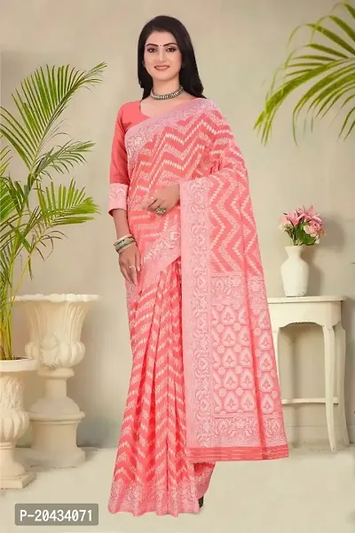 Cotton Weaving Saree for authentic  Classy Look for Womens.-thumb0