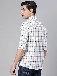 Men Slim Fit Printed Spread Collar Casual Shirt-thumb2