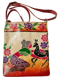 Classique Shantiniketan Leather Bags Shakuntala with Deer-thumb1