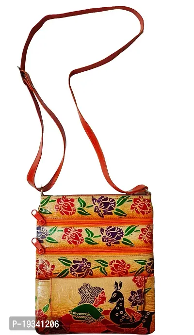Classique Shantiniketan Leather Bags Shakuntala with Deer-thumb3