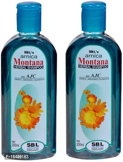 Montana Herbal Shampoo (200Ml Each), 2 Bottles