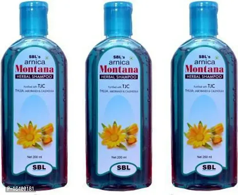 ARNICA MONTANA HERBAL SHAMPOO WITH THUJA,JABORANDI  CALENDULA(PACK OF TWO) Men  Women  (600ml)