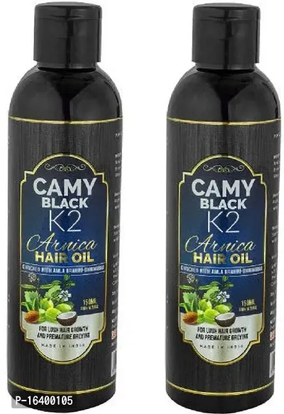 LORDS CAMY BLACK K2  ARNICA HAIR OIL PACK OF 2 ( EACH OF 150 ML )