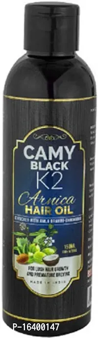 Camy Black K2 Arnica Hair Oil Hair fall Control(pack of 1,150 ml)