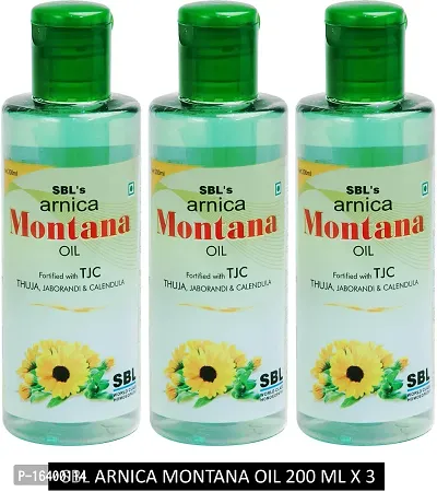 ARNICA MONTANA HAIR OIL 200 ML BOTTLE - (PACK OF 3)-thumb0