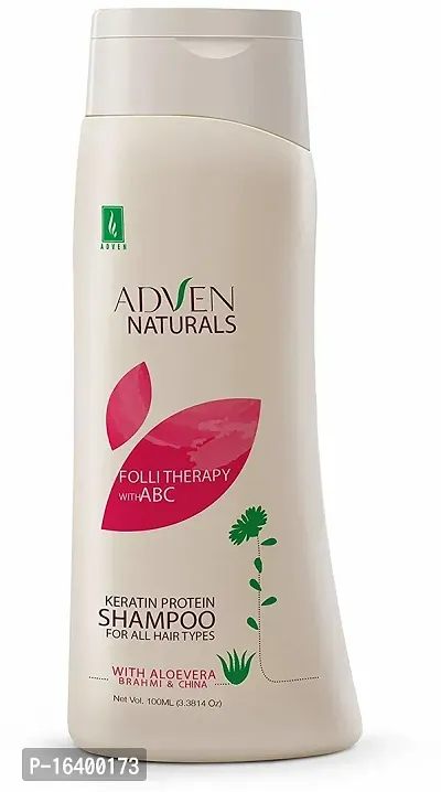 FOLLI THERAPY KERATIN PROTEIN SHAMPOO WITH ABC ALOE-VERA, BRAHMI,  CHINA Pack of 3