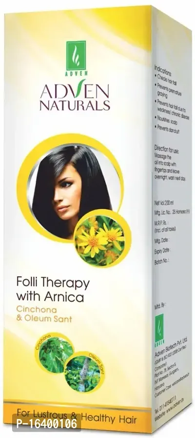 Folli Therapy Hair Oil with Arnica, Cinchona and Oleum Sant 400ML-thumb0