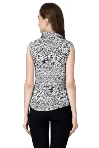 Aditii's Mantra ABCD Printed Black Shirt-thumb3