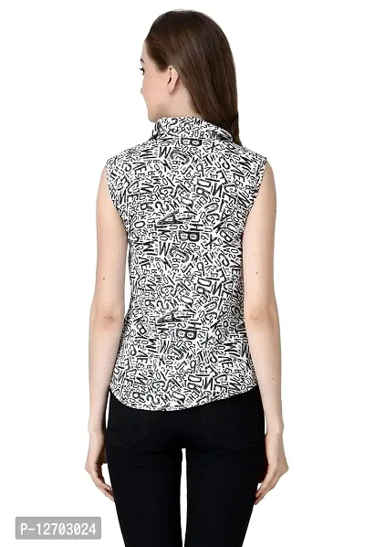 Aditii's Mantra ABCD Printed Black Shirt-thumb4