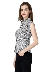 Aditii's Mantra ABCD Printed Black Shirt-thumb2