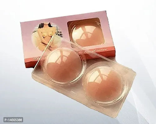 Womens Adhesive Reusable Silicon Nipple Cover Bra Pad-thumb0