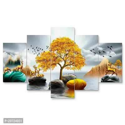 Modern Wall Painting for Home Decoration Set of Five-thumb0