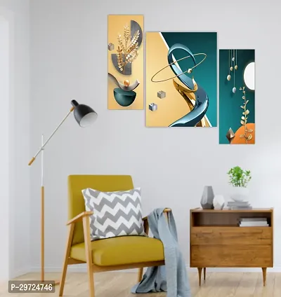 Modern Wall Painting for Home Decoration Set of Three-thumb2