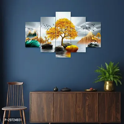 Modern Wall Painting for Home Decoration Set of Five-thumb3