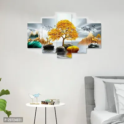 Modern Wall Painting for Home Decoration Set of Five-thumb5