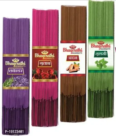 Lavender, Rose, Pineapple, Tulsi Fragnance Agarbatti (100, Set Of 3)