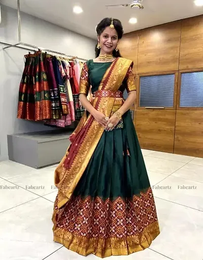 Stylish Silk Blend Lehenga Choli for Women