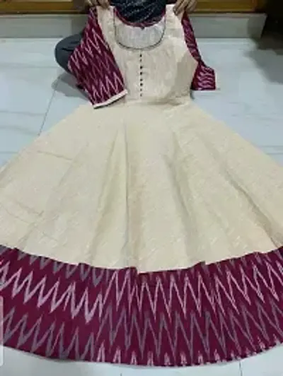 Fancy Cotton Ethnic Gowns 