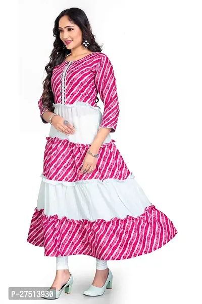 Fancy Cotton Gown For Women-thumb2