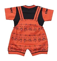 BabyMart Baby Boy Cotton Dungaree with Tshirt-thumb1