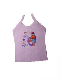 Neeba Girl's Super Combed Cotton Camisole (Pack of 6)-thumb3