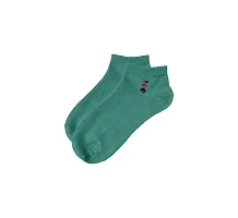 Neeba MultiColor Women's Cotton Ankle Length Sports Socks, Regular Wear Ankle Socks for Women, Girls Socks (Free Size, Pack of 3) (Assorted)-thumb3