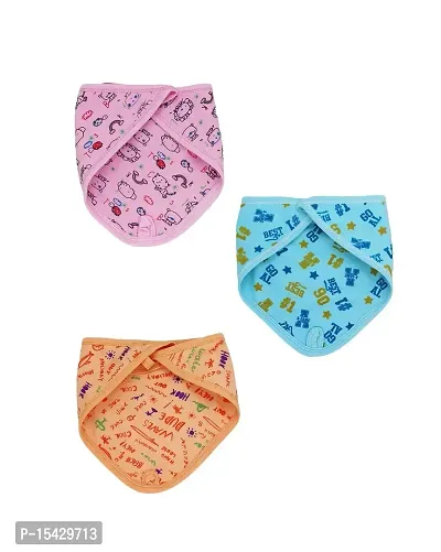 Neeba Multicolor Reusable Washable Nappies Cloth diaper Langot For newborn Babies Pack of 3-thumb0