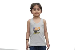 Neeba Multi-Coloured 100% Cotton Regular Fit Toddler Coloured Baniyan/Vest for Kids/Boys Pack of 6 (Colour/Print May Vary)-thumb2