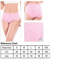 Tronaddis Multi-Coloured Cotton Women's Innerwear/Underwear Hipster Panty/Briefs for Ladies (Pack of 4) (Colour May Vary)-thumb3