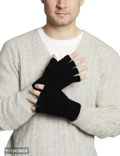 Mens fingerless store winter gloves