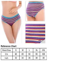 Tronaddis Cotton Assorted Panties/Underpants for Women Briefs for Girls/Women Combo of 4 (Desgin May be Different)-thumb3