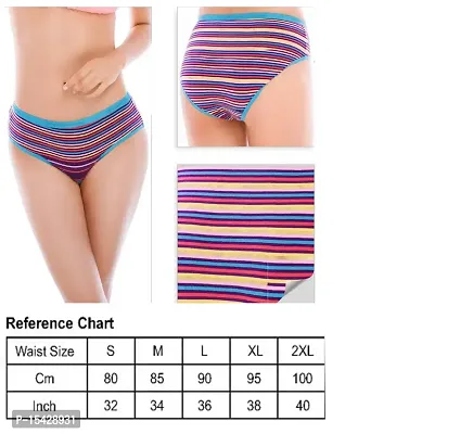 Tronaddis Cotton Assorted Panties/Underpants for Women Briefs for Girls/Women Combo of 4 (Desgin May be Different)-thumb4