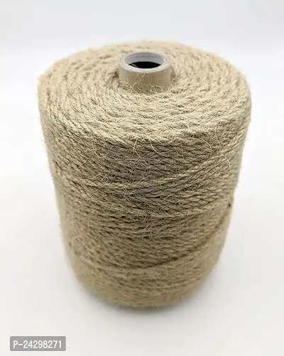 Bobbiny Colored Strong Twisted Jute Twine Rope Linen Twine Rustic String Cord Rope, Diy Burlap String Rope, Party Gift Wrapping Cords Thread And Other Projects Brown 3Mm, 100 Meters-thumb0