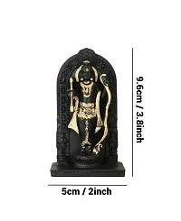 One Coin Polyresin Lord Ram Lalla Handcrafted Idol Statue|Detailed Ayodhya Ram Lalla Showpiece Murti for Home Decor Decoration Gift Gifting Items (6.5 Inch)-thumb1