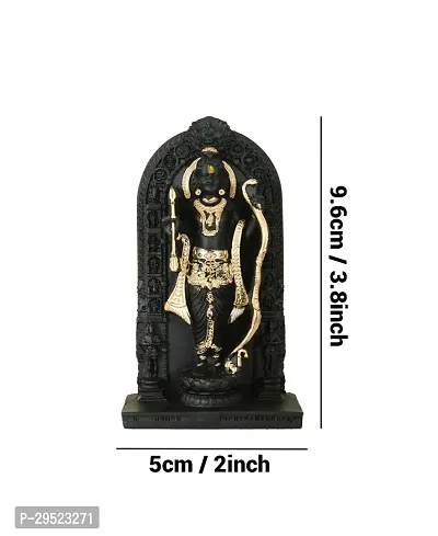 One Coin Polyresin Lord Ram Lalla Handcrafted Idol Statue|Detailed Ayodhya Ram Lalla Showpiece Murti for Home Decor Decoration Gift Gifting Items (6.5 Inch)-thumb2