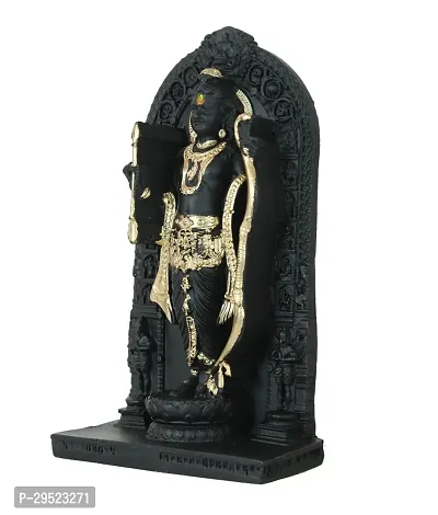 One Coin Polyresin Lord Ram Lalla Handcrafted Idol Statue|Detailed Ayodhya Ram Lalla Showpiece Murti for Home Decor Decoration Gift Gifting Items (6.5 Inch)-thumb3