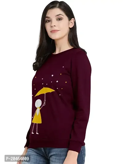 Women Printed Full Sleeve T-Shirt-thumb2