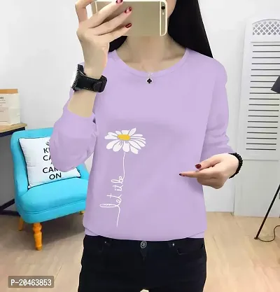 Women Full Sleeve Printed T-Shirt