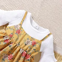 Latest Beautiful Rayon Fit And Flare Dress for Kids-thumb4