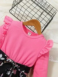 Latest Beautiful Modal Fit And Flare Dress for Kids-thumb3