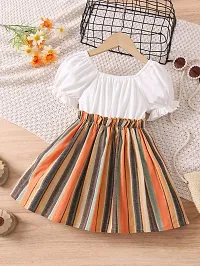 Latest Beautiful Modal Fit And Flare Dress for Kids-thumb2