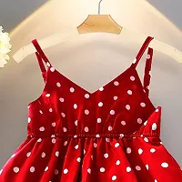 Latest Beautiful Rayon Fit And Flare Dress for Kids-thumb1