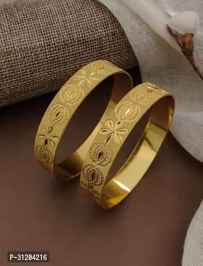 Latest Designer High Gold Platted 2PC Bangles-thumb0