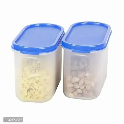 Durable Plastic Microwave Safe Containers With Lid For Kitchen Food Storage Pack Of 2